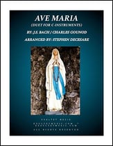 Ave Maria (Duet for C-Instruments - Piano Accompaniment) P.O.D. cover